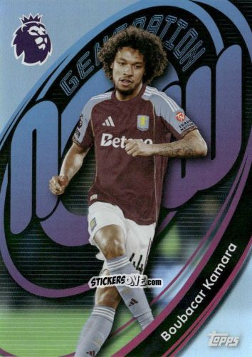 Figurina Boubacar Kamara - Premier League 2026 Trading Cards
 n. 34 - Topps