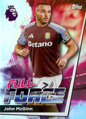 Figurina John McGinn - Premier League 2026 Trading Cards
 n. 35 - Topps