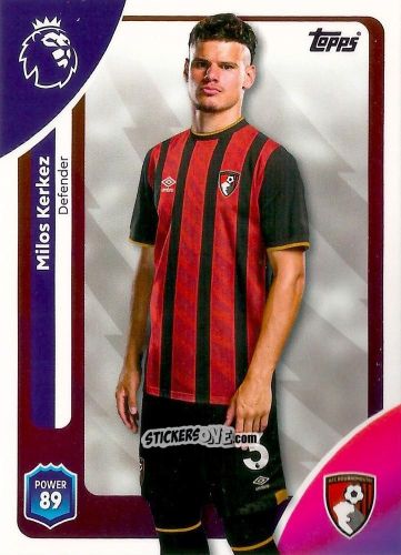 Cromo Milos Kerkez - Premier League 2026 Trading Cards
 n. 42 - Topps