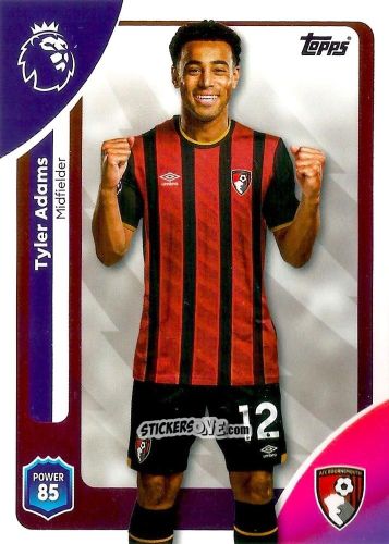 Figurina Tyler Adams - Premier League 2026 Trading Cards
 n. 43 - Topps