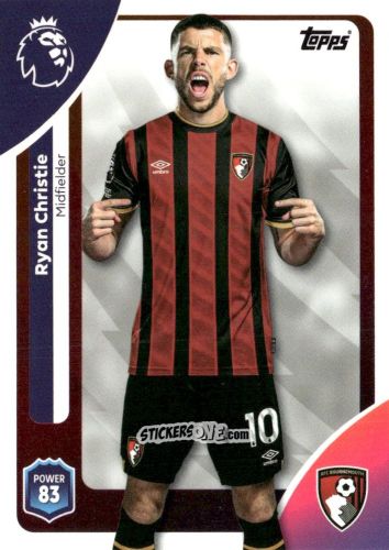 Figurina Ryan Christie - Premier League 2026 Trading Cards
 n. 45 - Topps