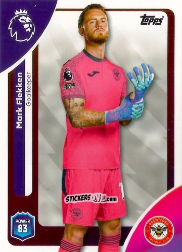 Cromo Mark Flekken - Premier League 2026 Trading Cards
 n. 56 - Topps