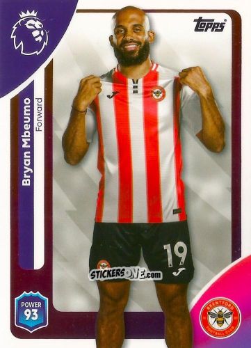 Cromo Bryan Mbeumo - Premier League 2026 Trading Cards
 n. 68 - Topps
