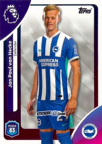 Cromo Jan Paul van Hecke - Premier League 2026 Trading Cards
 n. 75 - Topps