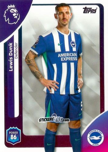 Figurina Lewis Dunk - Premier League 2026 Trading Cards
 n. 77 - Topps