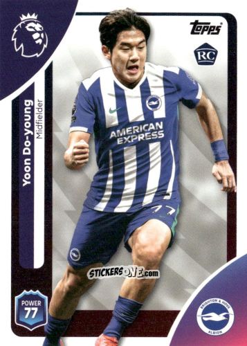 Sticker Yoon Do-young - Premier League 2026 Trading Cards
 n. 81 - Topps