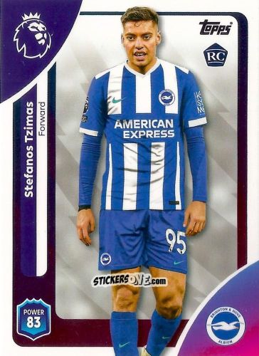 Cromo Stefanos Tzimas - Premier League 2026 Trading Cards
 n. 84 - Topps