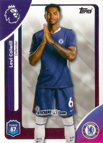 Cromo Levi Colwill - Premier League 2026 Trading Cards
 n. 93 - Topps