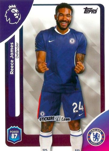 Sticker Reece James - Premier League 2026 Trading Cards
 n. 95 - Topps
