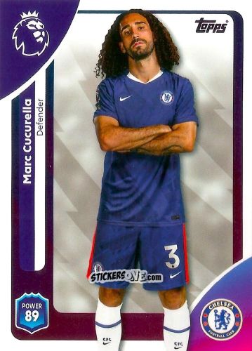 Figurina Marc Cucurella - Premier League 2026 Trading Cards
 n. 96 - Topps