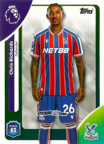 Cromo Chris Richards - Premier League 2026 Trading Cards
 n. 115 - Topps