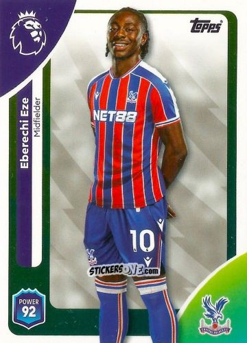 Cromo Eberechi Eze - Premier League 2026 Trading Cards
 n. 120 - Topps