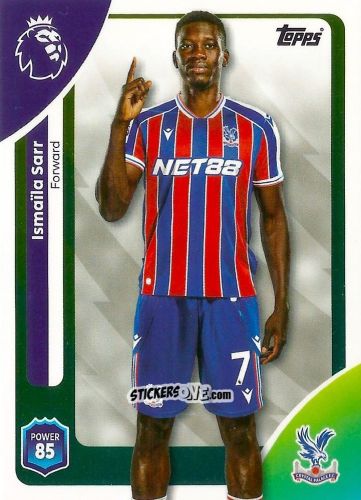 Cromo Ismaïla Sarr - Premier League 2026 Trading Cards
 n. 121 - Topps