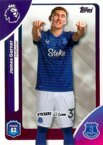 Cromo James Garner - Premier League 2026 Trading Cards
 n. 137 - Topps