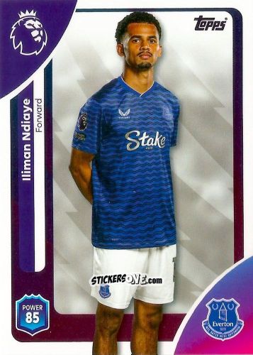 Sticker Iliman Ndiaye - Premier League 2026 Trading Cards
 n. 139 - Topps