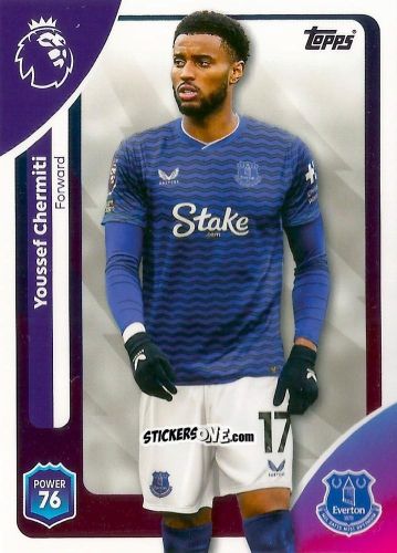 Figurina Youssef Chermiti - Premier League 2026 Trading Cards
 n. 141 - Topps