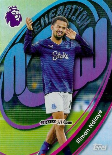 Cromo Iliman Ndiaye - Premier League 2026 Trading Cards
 n. 142 - Topps