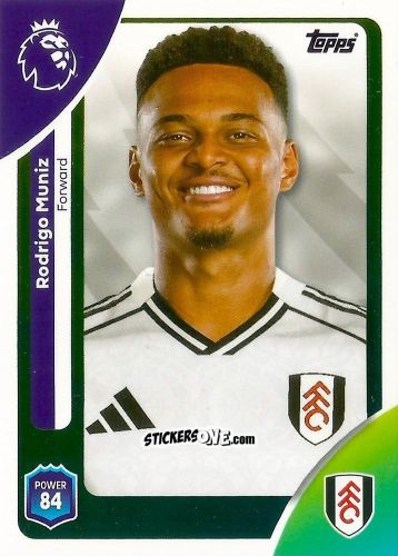 Sticker Rodrigo Muniz - Premier League 2026 Trading Cards
 n. 158 - Topps