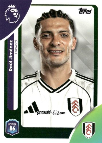 Cromo Raúl Jiménez - Premier League 2026 Trading Cards
 n. 159 - Topps