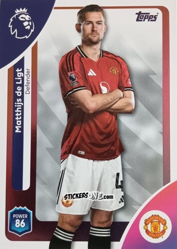 Figurina Matthijs De Ligt - Premier League 2026 Trading Cards
 n. 201 - Topps