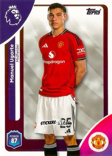 Cromo Manuel Ugarte - Premier League 2026 Trading Cards
 n. 207 - Topps