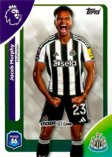 Cromo Jacob Murphy - Premier League 2026 Trading Cards
 n. 228 - Topps