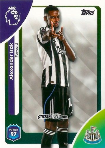 Figurina Alexander Isak - Premier League 2026 Trading Cards
 n. 231 - Topps
