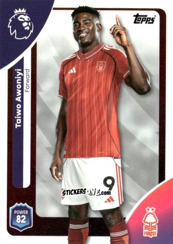 Figurina Taiwo Awoniyi - Premier League 2026 Trading Cards
 n. 248 - Topps