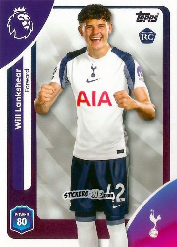 Cromo Will Lankshear - Premier League 2026 Trading Cards
 n. 263 - Topps