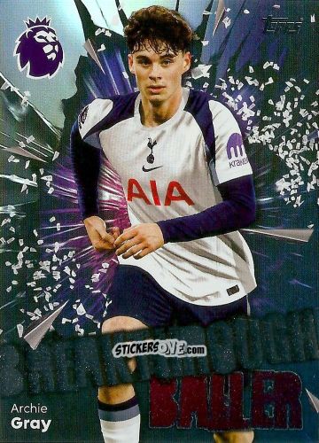 Sticker Archie Gray - Premier League 2026 Trading Cards
 n. 270 - Topps