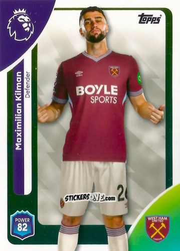 Sticker Maximilian Kilman - Premier League 2026 Trading Cards
 n. 274 - Topps