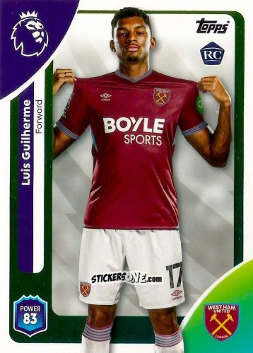 Figurina Luis Guilherme - Premier League 2026 Trading Cards
 n. 285 - Topps