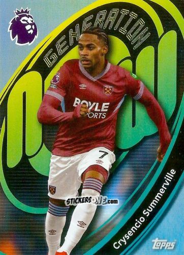 Figurina Crysencio Summerville - Premier League 2026 Trading Cards
 n. 286 - Topps