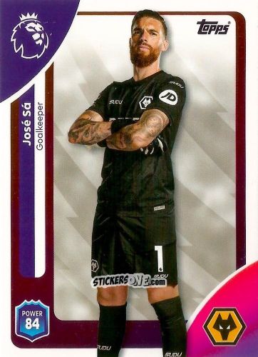 Figurina José Sá - Premier League 2026 Trading Cards
 n. 290 - Topps