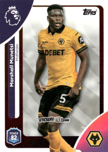 Figurina Marshall Munetsi - Premier League 2026 Trading Cards
 n. 296 - Topps