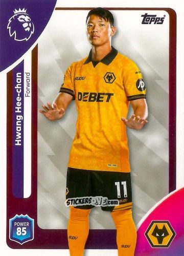 Figurina Hwang Hee-Chan - Premier League 2026 Trading Cards
 n. 301 - Topps
