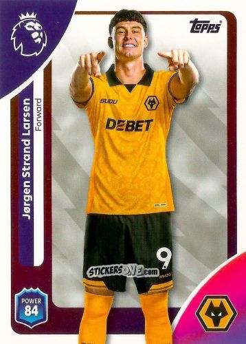 Cromo Jørgen Strand Larsen - Premier League 2026 Trading Cards
 n. 302 - Topps