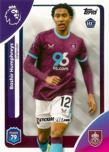 Figurina Bashir Humphreys - Premier League 2026 Trading Cards
 n. 310 - Topps