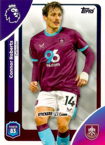Figurina Connor Roberts - Premier League 2026 Trading Cards
 n. 311 - Topps