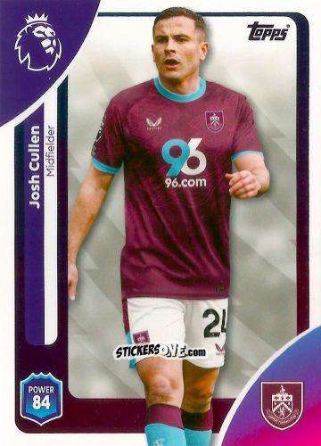 Cromo Josh Cullen - Premier League 2026 Trading Cards
 n. 314 - Topps
