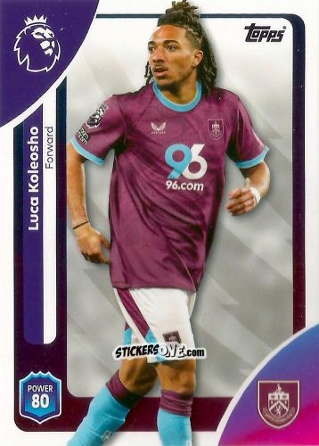 Figurina Luca Koleosho - Premier League 2026 Trading Cards
 n. 319 - Topps