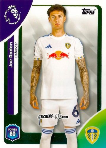 Sticker Joe Rodon - Premier League 2026 Trading Cards
 n. 327 - Topps
