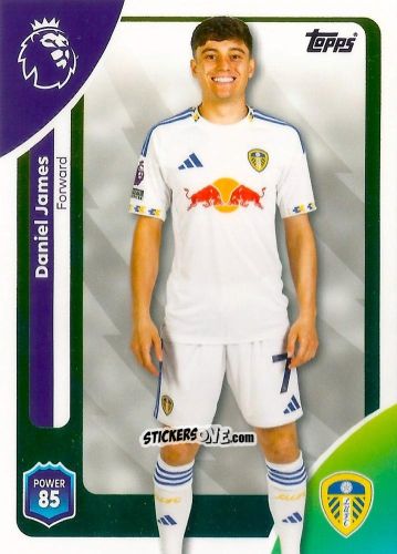 Sticker Daniel James - Premier League 2026 Trading Cards
 n. 337 - Topps
