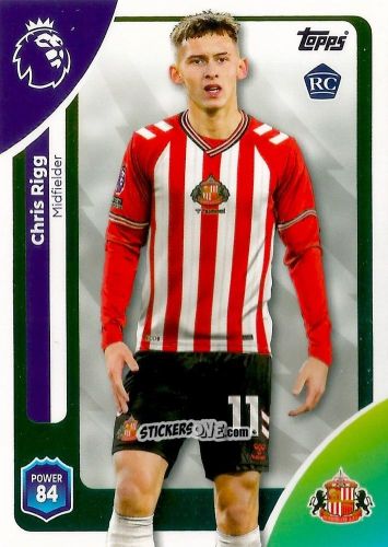 Cromo Chris Rigg - Premier League 2026 Trading Cards
 n. 349 - Topps