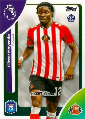 Figurina Eliezer Mayenda - Premier League 2026 Trading Cards
 n. 356 - Topps