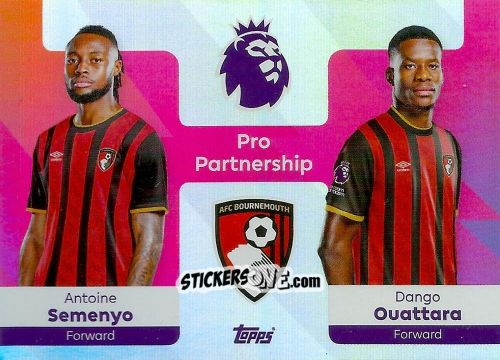 Figurina Antoine Semenyo / Dango Ouattara - Premier League 2026 Trading Cards
 n. 363 - Topps