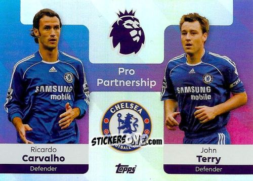 Cromo Ricardo Carvalho / John Terry - Premier League 2026 Trading Cards
 n. 366 - Topps