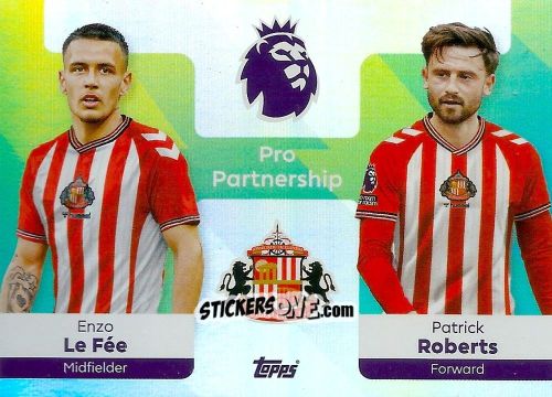 Figurina Enzo Le Fée / Patrick Roberts - Premier League 2026 Trading Cards
 n. 370 - Topps