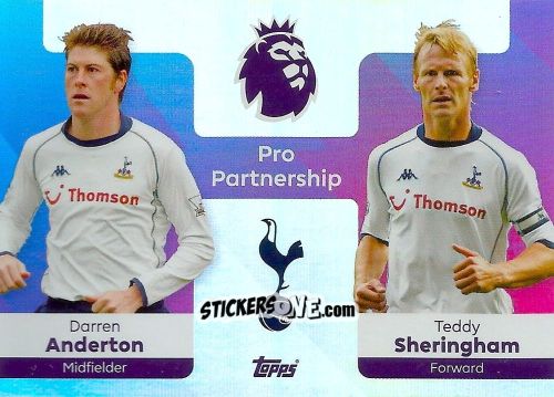 Cromo Darren Anderton / Teddy Sheringham - Premier League 2026 Trading Cards
 n. 377 - Topps