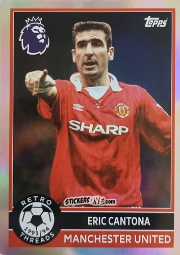 Figurina Eric Cantona - Premier League 2026 Trading Cards
 n. 384 - Topps